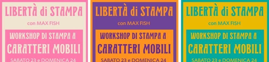 LIBERTÀ DI STAMPA | Workshop